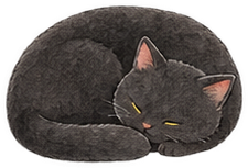 のんびりくつろぐ猫
